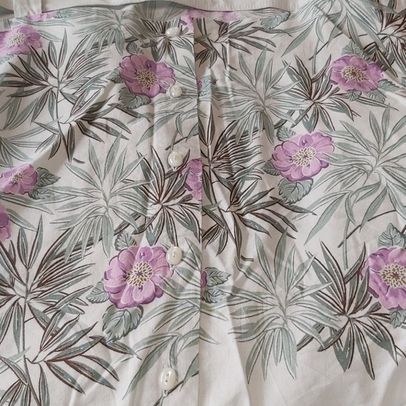 Gap tropical print crop top - Picture 3 of 4